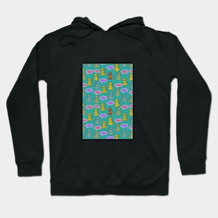 Cat Pattern Hoodie